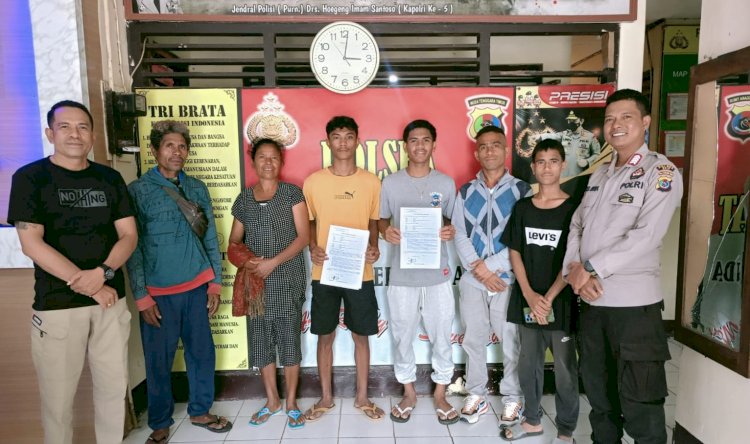 Optimalkan Restorative Justice, Polsek Tasifeto Barat Damaikan Dua Pelajar yang Terlibat Kasus Penganiayaan