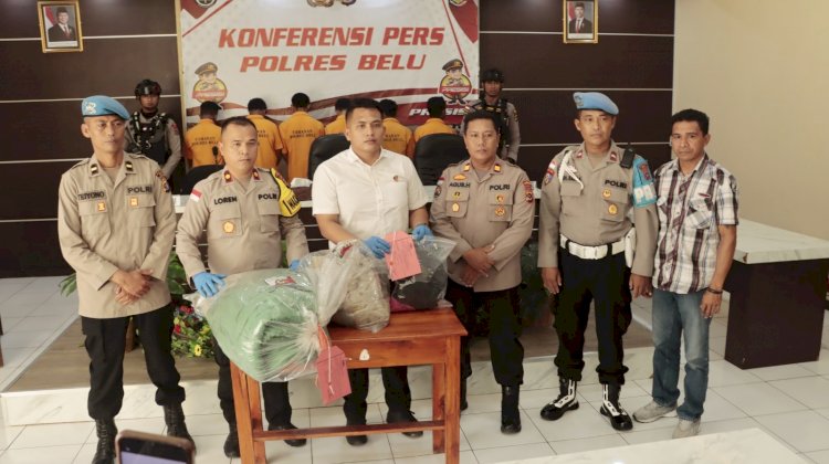 Tetapkan Tujuh Tersangka, Polres Belu Gelar Konferensi Pers Kasus Persetubuhan Terhadap Anak