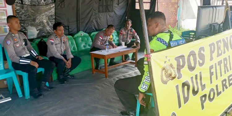 Operasi Ketupat Turangga 2025, Wakapolres Belu Turun Pantau Pos Pelayanan dan Pengamanan Idul Fitri 1446 H