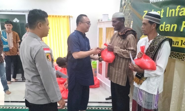 Dilepas Secara Simbolis oleh Kapolres Belu, UPZ Mushola Baiturrahman Polres Belu Salurkan Zakat, Infaq, Shadaqah dan Fidyah