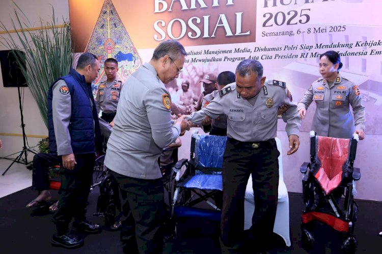 Rakernis Humas Polri 2025 Dibuka dengan Bakti Sosial dan Bakti Kesehatan di Akpol Semarang