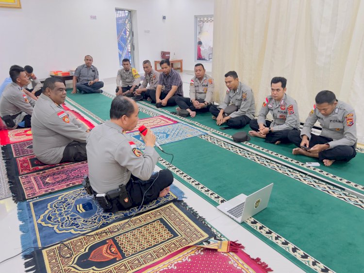 Tingkatkan Iman dan Takwa kepada Tuhan, Personel Polres Belu dan ASN Rutin Ikuti Binrohtal