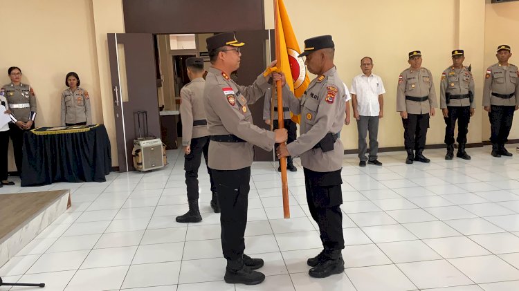 Kapolres Belu, AKBP Benny Miniani Arief Kukuhkan Struktur Organisasi dan Pengurus Komite Olahraga Polri