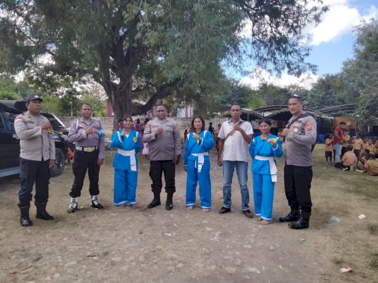 Dihadiri Para Imam, Suster dan Ratusan Umat, Polsek Raimanuk Turun Amankan Misa Syukur Imam Baru, Pater. Rones Magalhaes Mau