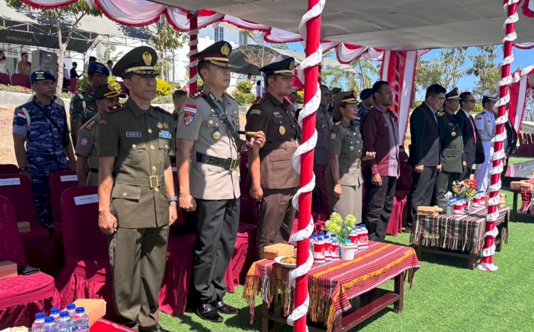 Kapolres Belu Hadiri Upacara Pembukaan Pendidikan Program D-3 Cohort 5 Fakultas Vokasi Logistik Militer Unhan RI