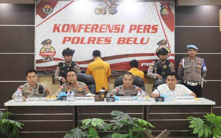 Gelar Konferensi Pers, Kapolres Belu Beberkan Fakta-fakta Dibalik Kecelakaan Maut di Depan Bandara A. A Bere Tallo Atambua