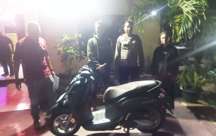 Lewat Serangkaian Penyelidikan, Polsek Tasifeto Barat Polres Belu Kembalikan Sepeda Motor Temuan Warga ke Pemilik