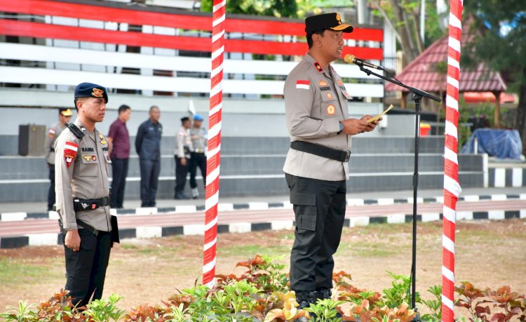 Wakapolda NTT Pimpin Apel Kesiapan Tanggap Darurat Bencana Hidrometeorologi