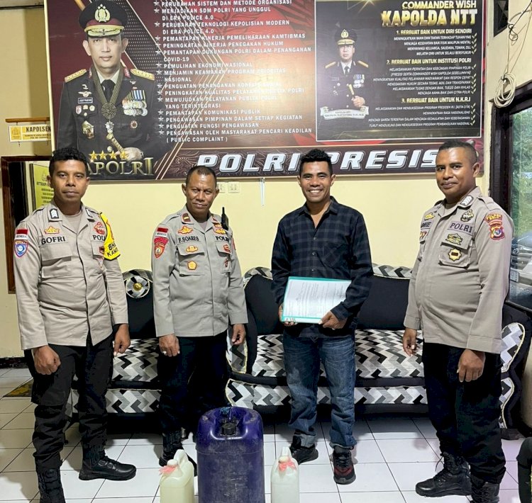 Razia Kendaraan dan Sejumlah Kios di Gelaran KRYD, Polsek Lasiolat Sita Ratusan Liter Miras Lokal Siap Edar