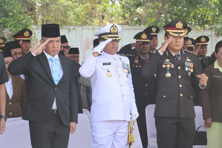 Momentum Hari Pahlawan Tahun 2025, Kapolres Belu bersama Pejabat Utama Hadiri Upacara dan Ziarah Rombongan di Taman Makam Pahlawan Seroja