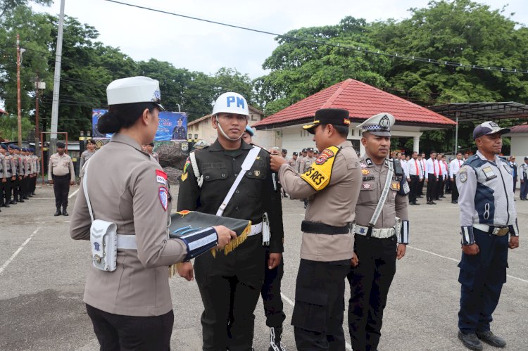 Wujudkan Kamseltibcar Lantas yang Aman dan Kondusif,Polres Belu Selama Dua Pekan Gelar Ops Zebra Turangga 2025