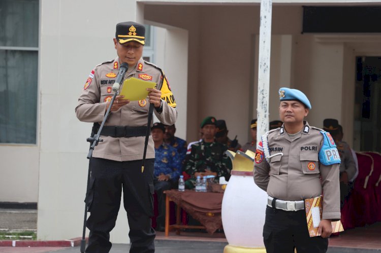Pimpin Gelar Pasukan, Kapolres Belu Beberkan Jenis Pelanggaran Lalu Lintas yang Jadi Sasaran Utama Operasi Zebra Turangga 2025