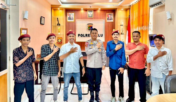 Duduk Bersama Bahas Kamtibmas, Kapolres Belu Sambut Hangat Kunjungan Silaturahmi PMKRI Cabang Atambua