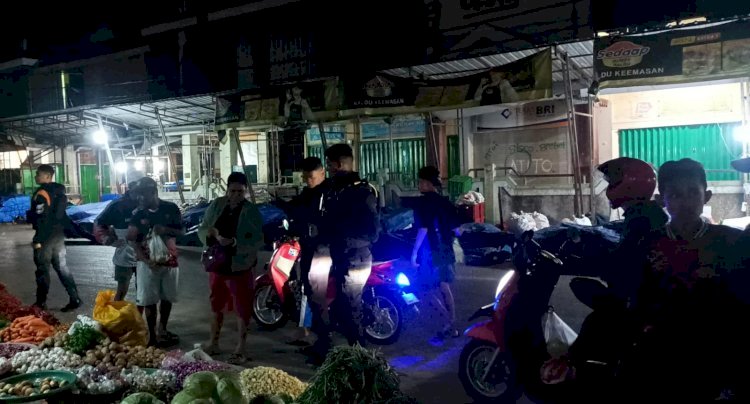 Patroli Akhir Pekan, Tim Perintis Samapta Polres Belu Sisir Sejumlah Lokasi dalam Kota Cegah Segala Bentuk Gangguan Kamtibmas