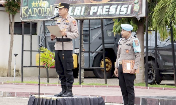 Pimpin Upacara Kesadaran Nasional, Kapolres Belu Sampaikan Lima Poin Penting untuk Anggota Polri Sebagai Arah dan Pedoman dalam Pelaksanaan Tugas