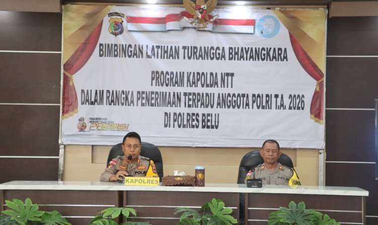 Siapkan Putra Putri Terbaik Belu untuk Menjadi Calon Anggota Polri, Polres Belu Gelar Bimlat Turangga Bhayangkara 2026