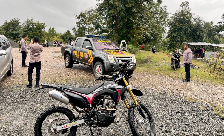 Respon Cepat Aduan Masyarakat Lewat 110, Personel Gabungan Polres Belu Kembali Bubarkan Judi Sabung Ayam