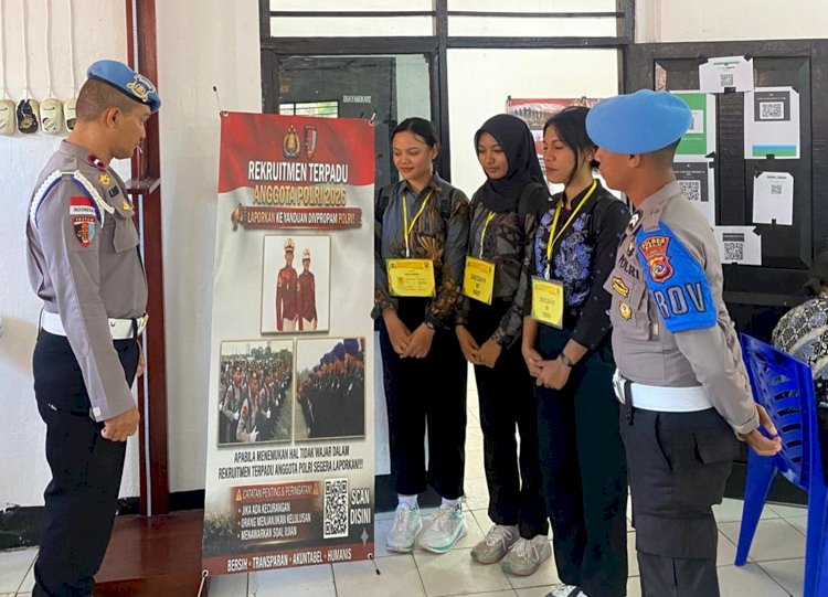Buka Ruang Pengawasan di Rekrutmen Polri T.A 2026, Polres Belu Gelar Sosialisasi QR Yanduan Propam Polri, Jika ada Kecurangan Laporkan!