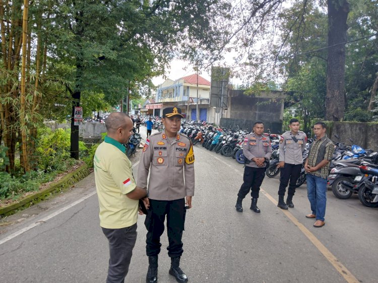 Terjun Langsung Pantau Pengamanan Ops Semana Santa 2026, Kapolres Belu:Jalan Salib dan Ibadah Jumat Agung Berjalan Aman, Lancar dan Kondusif