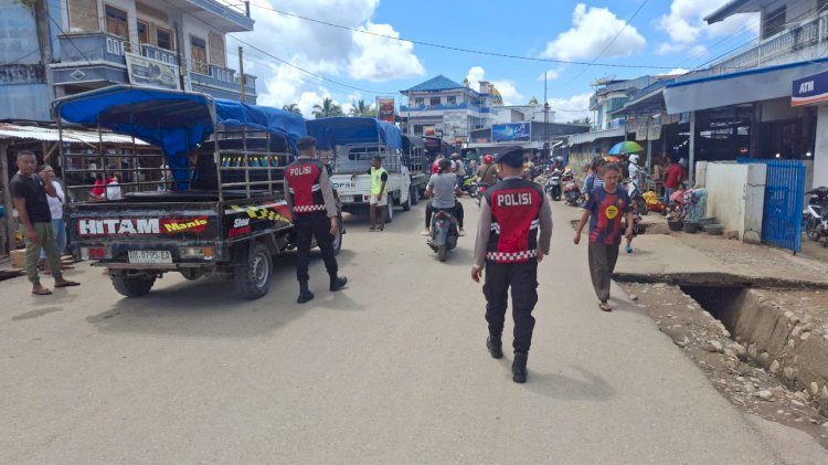 Terus Menjaga Kamtibmas, Tim Perintis Samapta Polres Belu Rutin Laksanakan Patroli Dialogis di Seputaran Kota