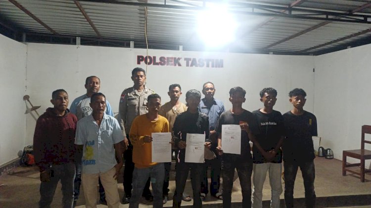 Damai itu Indah, Polsek Tasifeto Timur Resor Belu Selesaikan Kasus Pengeroyokan Secara Restorative Justice