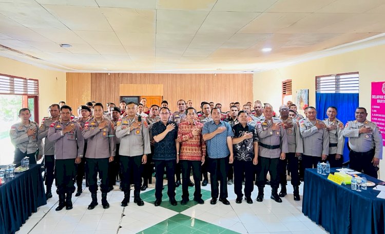 Turun ke Polres TTU, Kapolres Belu Hadiri Penelitian Puslitbang Polri tentang Optimalisasi Almatsus Dalmas dan Peran Polri dalam Ketahanan Pangan