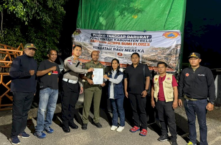 Belu untuk Flores: Serahkan ke BPBD NTT, Ribuan Paket Bantuan Kloter Kedua untuk Korban Bencana Langsung di Kirim ke Flores