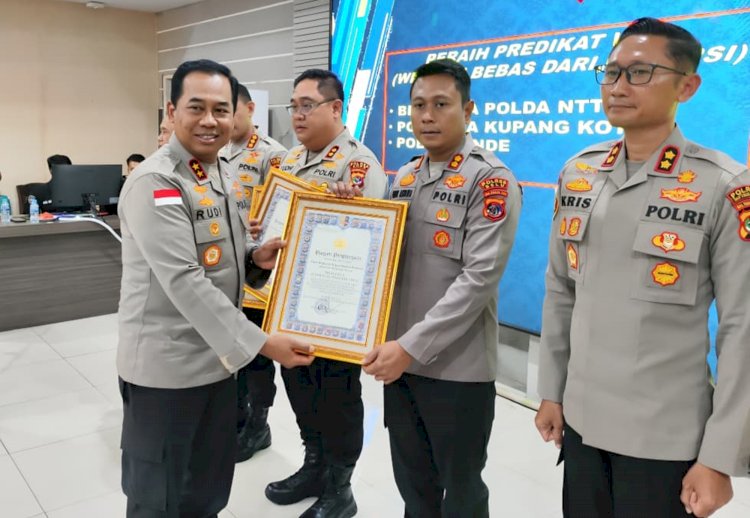 Hadirkan Layanan Publik yang Cepat, Transparan dan Akuntabel, Polres Belu Raih Penghargaan Pelayanan Prima dari Kapolri