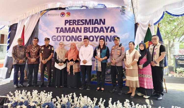 Hadiri Peresmian Taman Budaya Gotong Royong BPJS Kesehatan, Kapolres Belu Tegaskan Pentingnya Sinergi dan Semangat Gotong Royong di Kawasan Perbatasan RI-RDTL