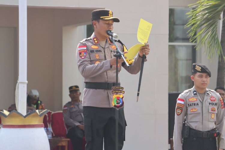 Pimpin Gelar Pasukan, Kapolres Belu Beberkan Sebelas Sasaran Pelanggaran Operasi Patuh Turangga 2026