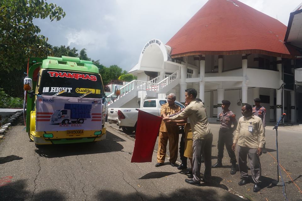 Satgas Bansos Polres Belu Mulai Bergerak, Kawal Penyaluran Rastra Tahap I untuk dua Kabupaten