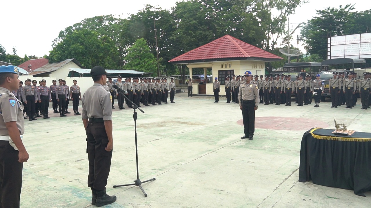 Satu Kompi Siswa Diktukba Polri Perbatasan, Latihan Kerja di Polres Belu