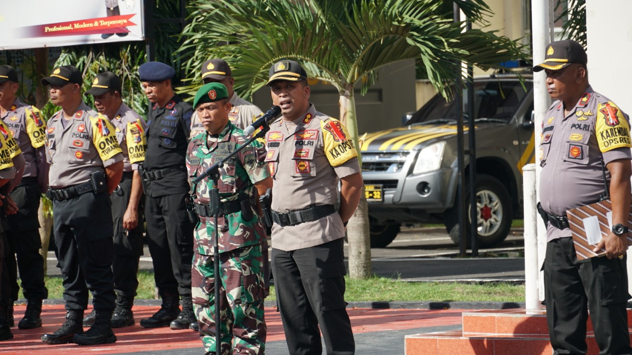 Kapolres Belu: Personil Pengamanan TPS Wajib Kawal Distribusi Logistik Pemilu 2019 Hingga TPS