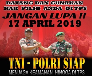 Jamin Keamanan Pemilu 2019, Kapolres Belu dan Dandim Imbau Masyarakat Jangan Ragu Datang ke TPS