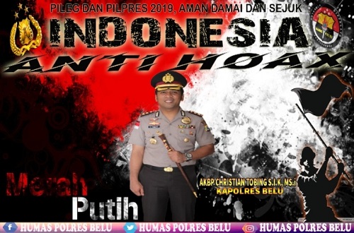 Jelang Pemilu 2019, Kapolres Belu Keluarkan Maklumat Perangi Ujaran Kebencian dan Hoax