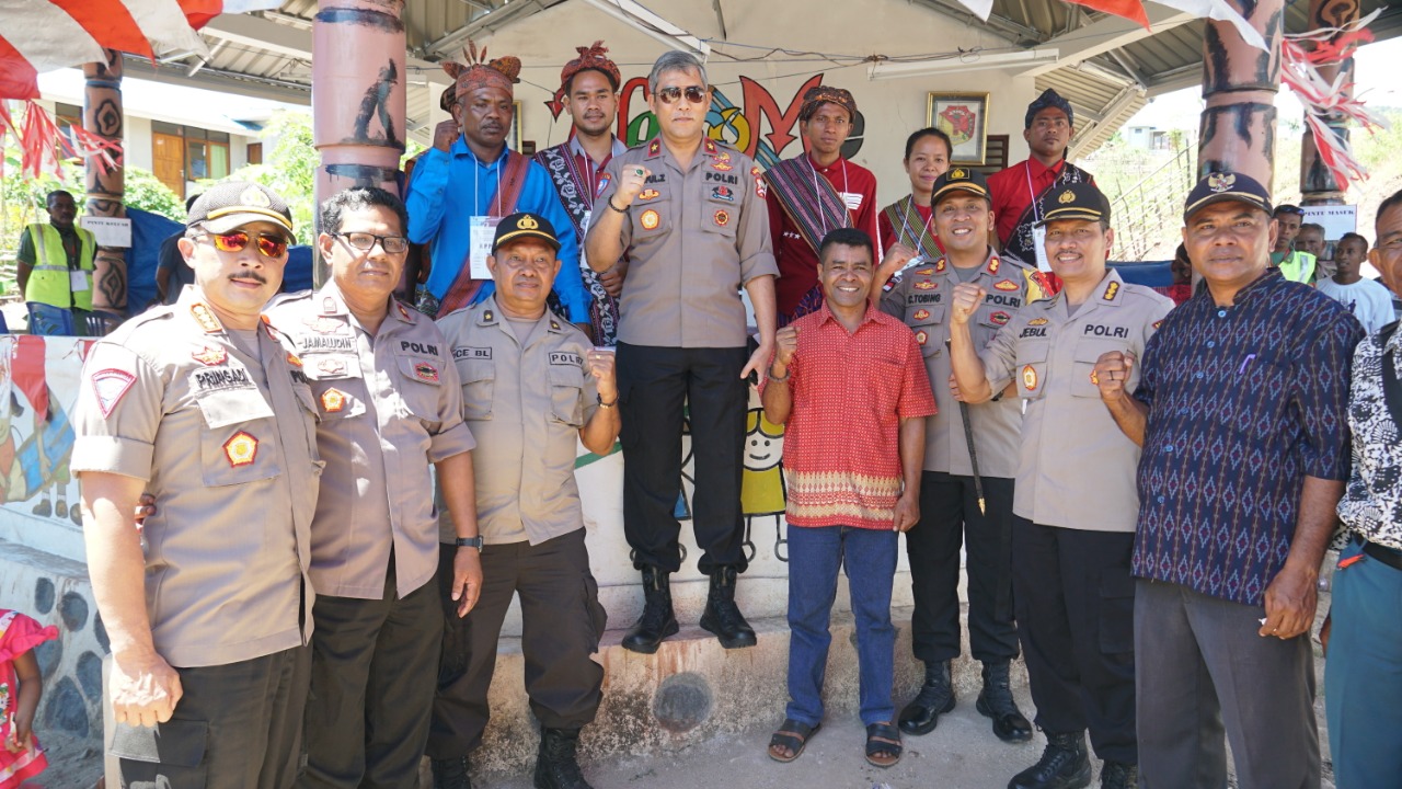 Video Kenangan Terakhir Brigjen Pol. Drs.Syaiful Zachri, Saat Bertugas Memantau Pemilu 2019 di Wilayah Hukum Polres Belu