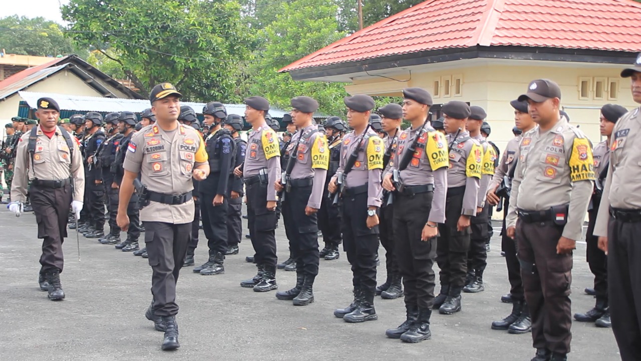 Tandai Pengamanan Paskah 2019, Polres Belu Laksanakan Apel Gelar Pasukan Ops Semana Santa. Ini Videonya!