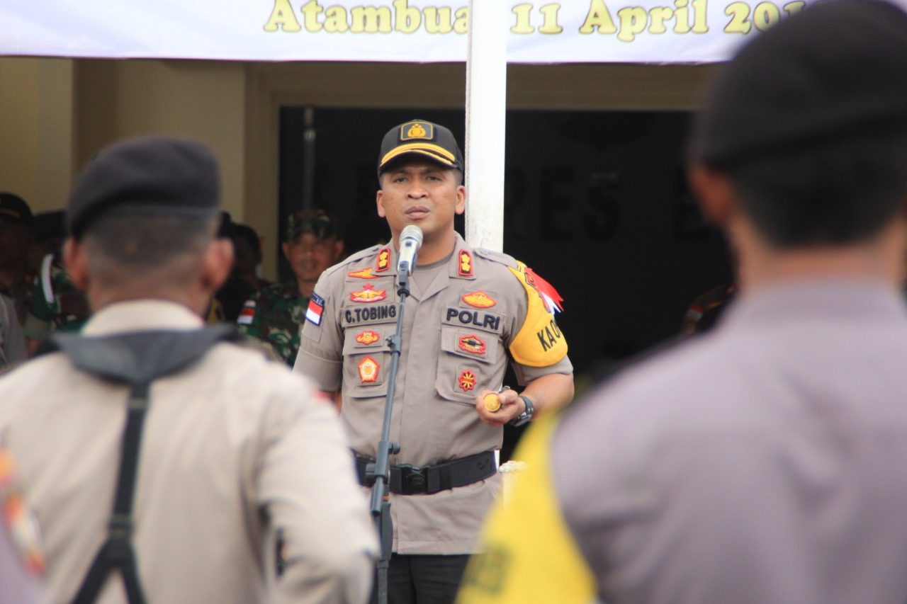 Turunkan Separuh Kekuatan, Polres Belu Siap Amankan Kunker Presiden RI Ir.Joko Widodo