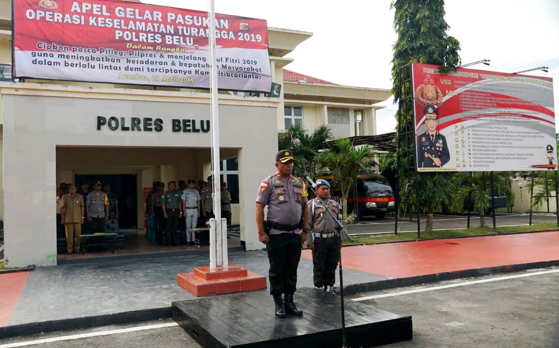 Polres Belu Laksanakan Gelar Pasukan Operasi Keselamatan Turangga 2019, Ini Videonya