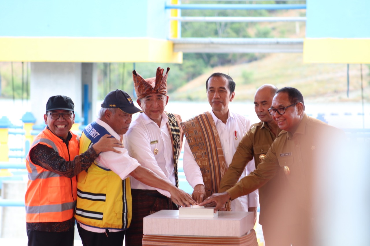 Polda NTT dan Kodam IX/Udayana Sukses Amankan Rangkaian Kunker Presiden RI Ir.H.Joko Widodo di Belu