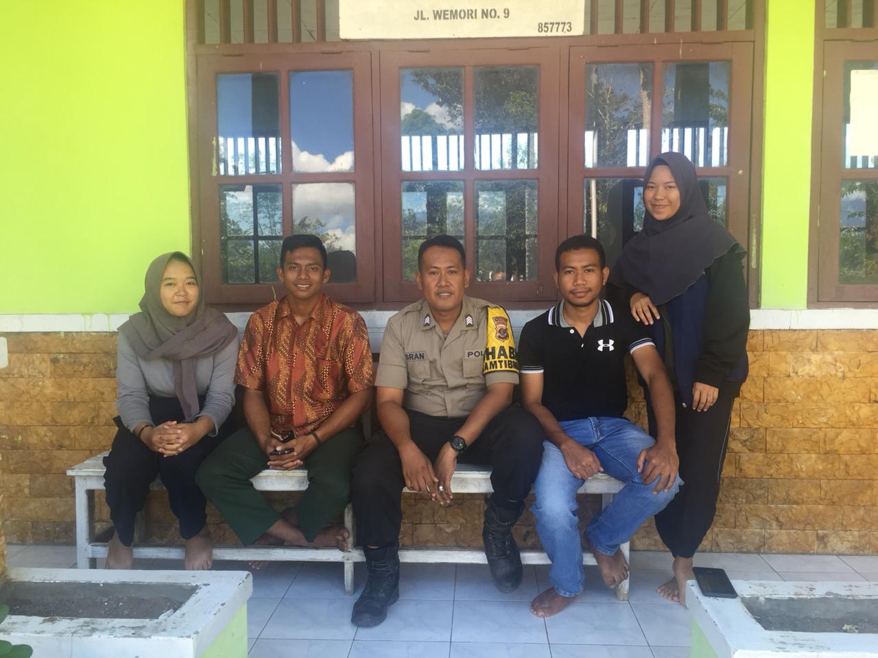 Kunjungi Mahasiswa Polbangtan Malang, Bhabinkamtibmas Tohe Polres Belu Beri Pesan Kamtibmas