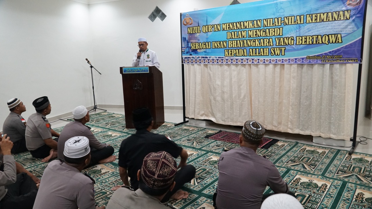 Polres Belu dan Majelis Taklim Bhayangkari Belu Gelar Peringatan Nuzulul Quran