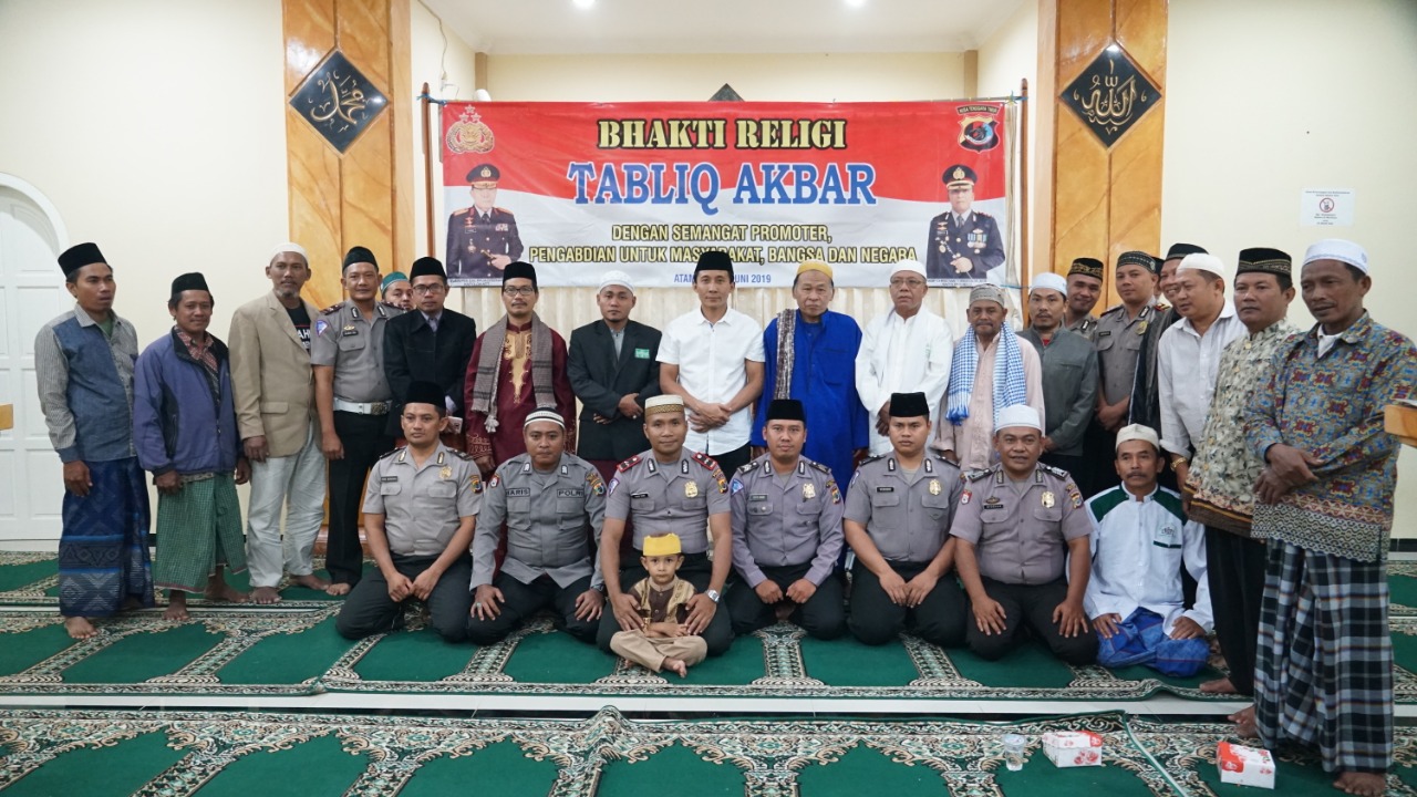 Sambut Hari Bhayangkara ke 73, Polres Belu Adakan Tabliq Akbar di Mesjid Al-Muhajirin