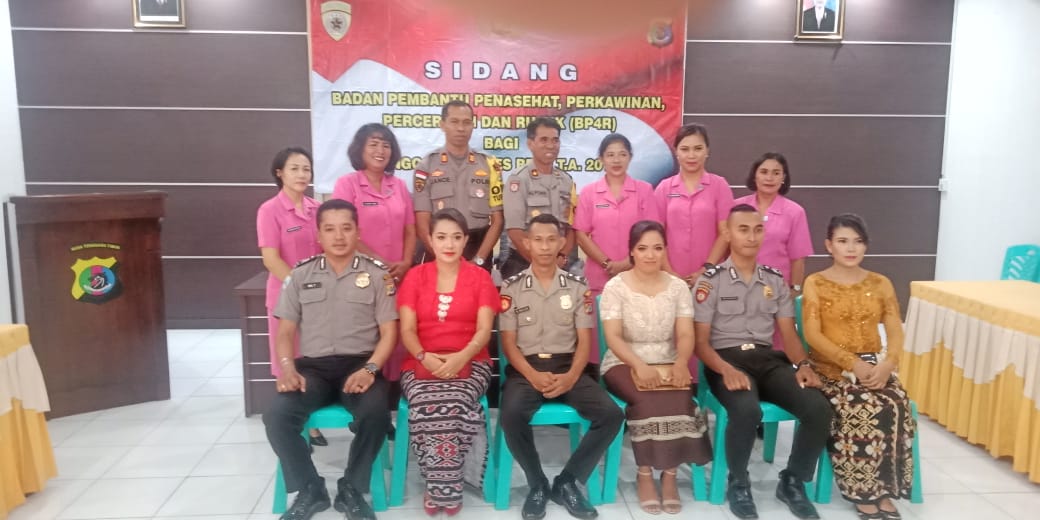 Tiga Anggota Polres Belu Bersama Calon Istri, Jalani Sidang BP4-R