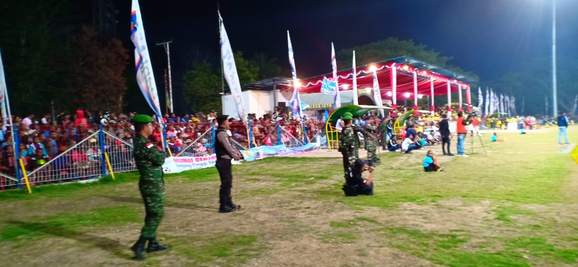 Turunkan kekuatan Penuh, Polres Belu dan Polsek Jajaran Malaka Jaga Ketat Semi Final ETMC Malaka 2019