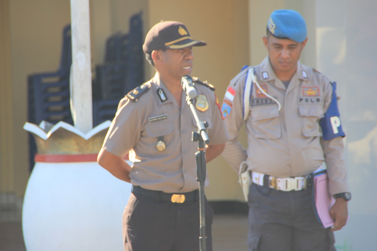 Kabag Ren Polres Belu Singgung Soal Pentingnya Apel, Ini Alasannya!