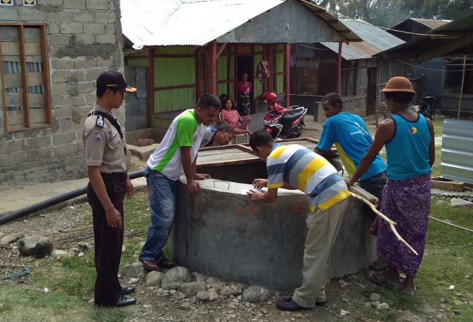 BRIPKA Gabriel Kembali Kawal Distribusi Air Bersih dari BPBD untuk Masyarakat, Ini Lokasinya!