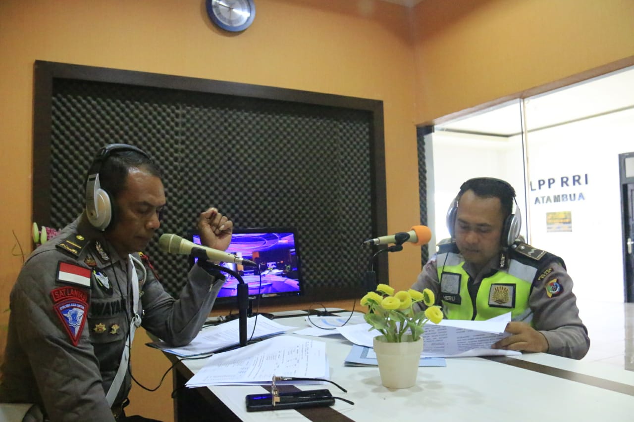 Lewat Program Aspirasi Timor-Alor RRI Atambua, Sat Lantas Polres Belu Paparkan Hasil Operasi Patuh Turangga 2019