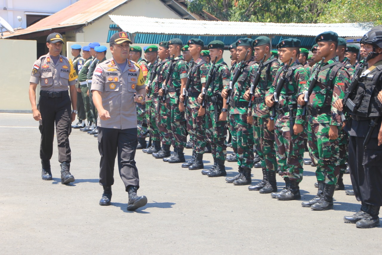 Detik-detik Pelantikan Presiden dan Wakil Presiden RI, Polres Belu dan TNI Laksanakan Siaga 1