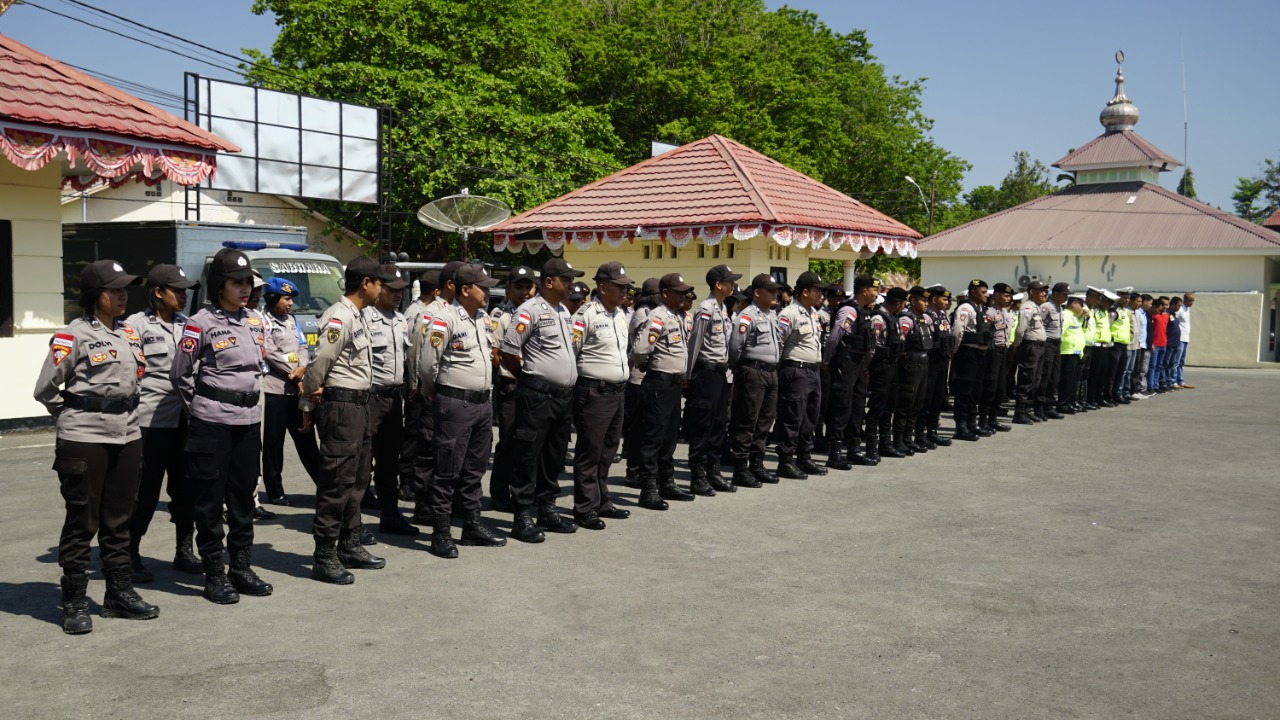 Jamin Situasi Kondusif di Hari H Pelantikan Presiden RI, Polres Belu Tingkatkan Pengamanan Mako dan Patroli